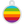 Load image into Gallery viewer, Rainbow Stripe Large Circle Raised Edge Pet ID Tag
