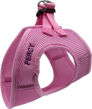 Personalized Mesh Pet Harness Pink