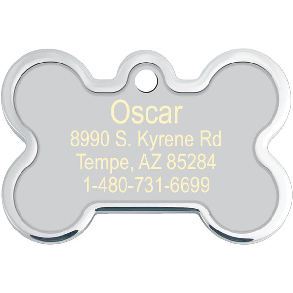 Will Bark for Treats Funny Dog Tag