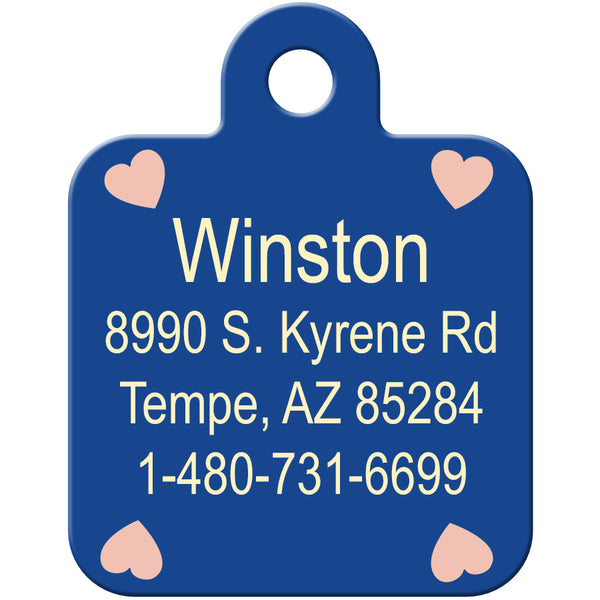 Grey Mouse Pet ID Tag for Dogs and Cats