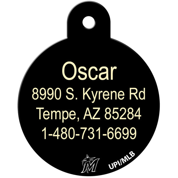 Florida Marlins Pet ID Tag for Dogs and Cats