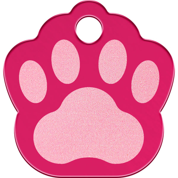 Small Paw Shape Dog Tag