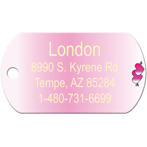 True Love Military Dog Tag