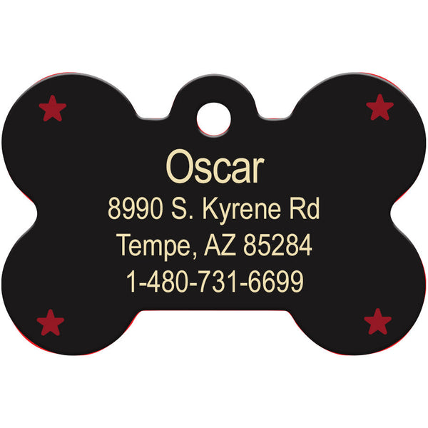 Good Dog Dog Tag, Medium Bone