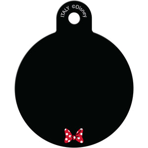 Minnie Mouse Dog Tag, Large Circle