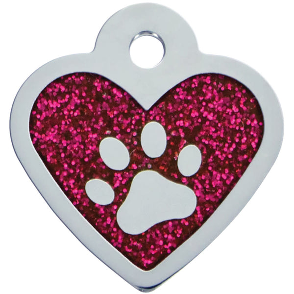 Small Paw Shaped Bone Pet Tag