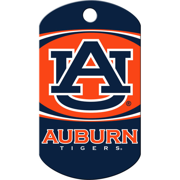 Auburn Tigers Dog Tag, Military Shape