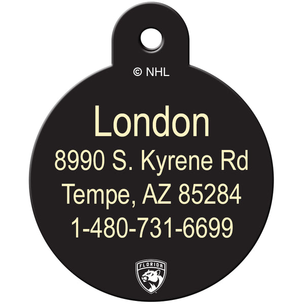 Florida Panthers Pet ID Tag for Dogs and Cats