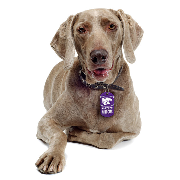 Kansas State Wildcats Dog Tag, MIlitary Shape