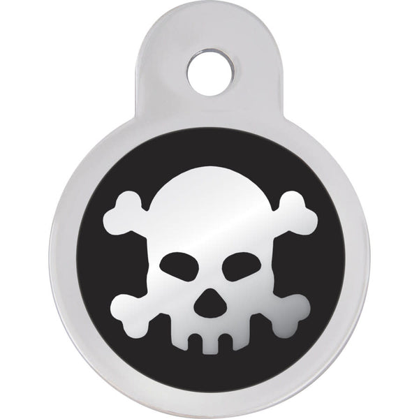 Small Skull Dog Tag