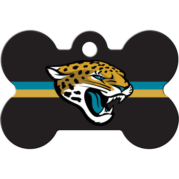 Jacksonville Jaguars Dog Tag, Medium Bone