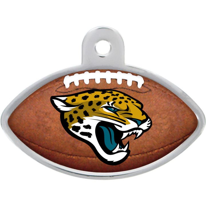 Jacksonville Jaguars Dog Tag, Football Shape