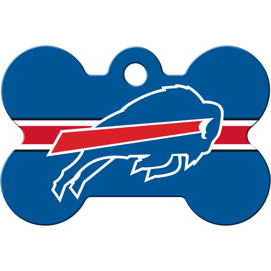 Buffalo Bills Dog Tag, Medium Bone