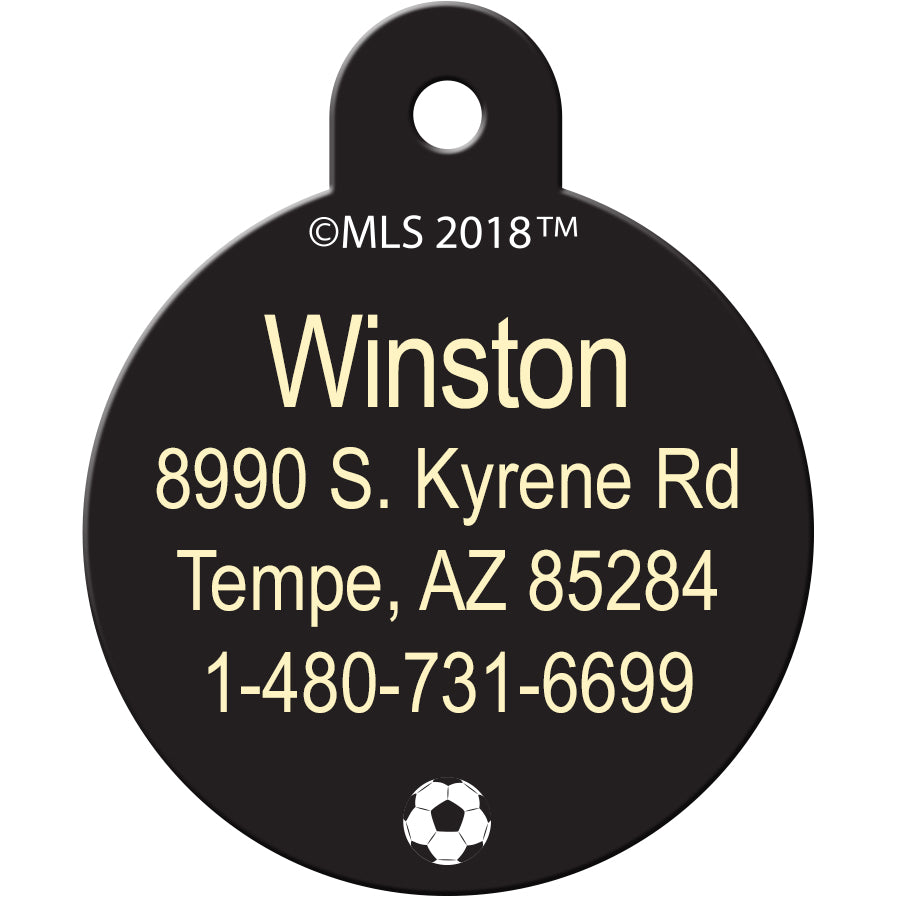 Montreal Impact Pet ID Tag for Dogs and Cats