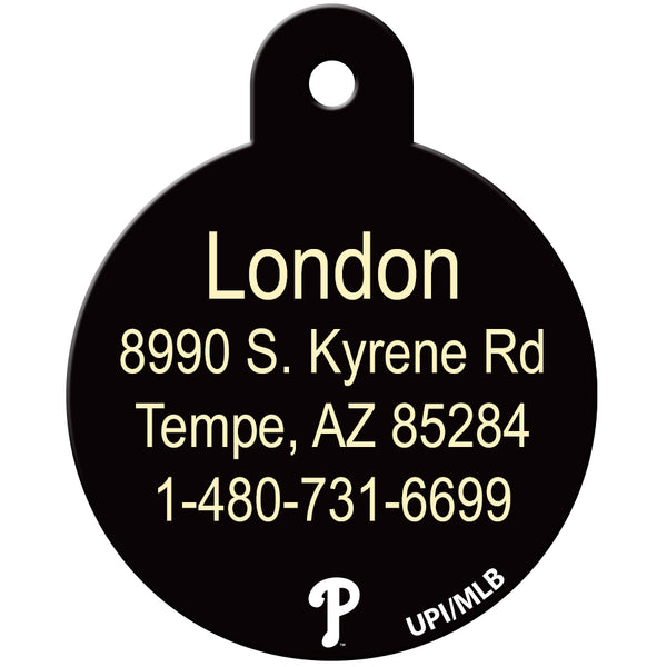Philadelphia Phillies Pet ID Tag for Dogs and Cats