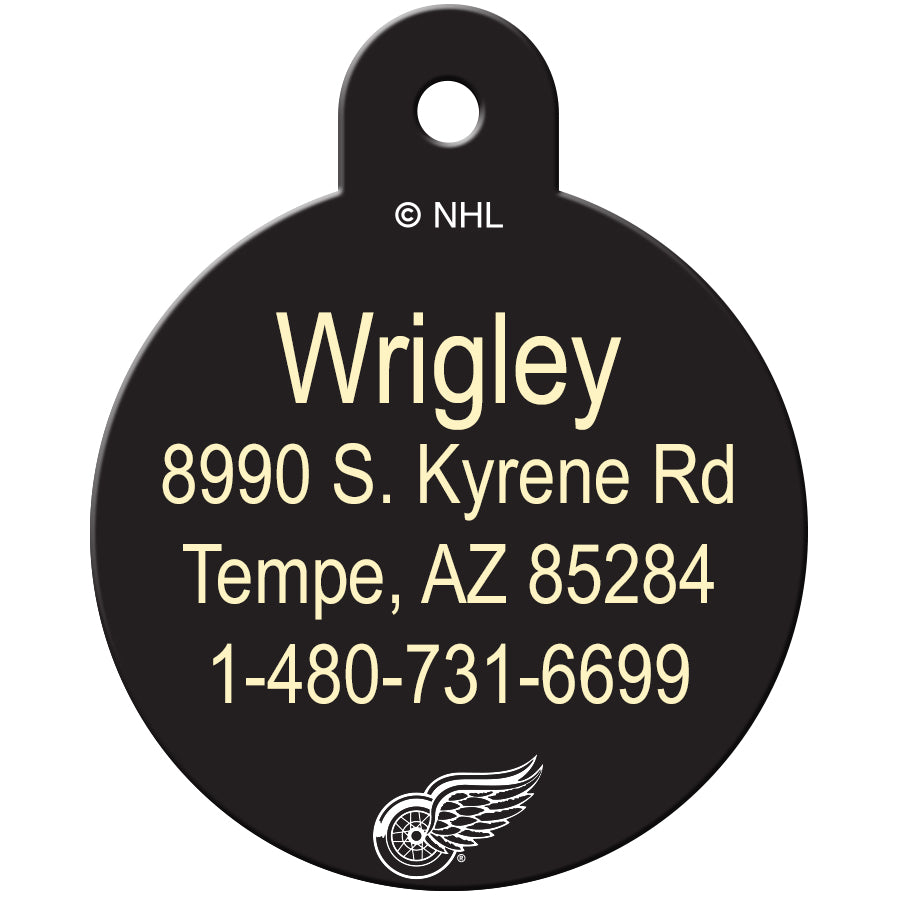 Detroit Red Wings Pet ID Tag for Dogs and Cats