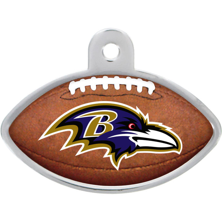 Baltimore Ravens Dog Tag, Football Shape