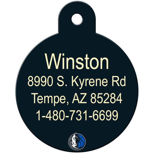 Dallas Mavericks Pet ID Tag for Dogs and Cats