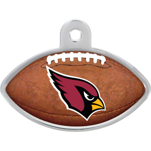 Arizona Cardinals Dog Tag, Football Shape