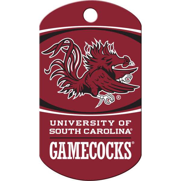 South Carolina Gamecocks Dog Tag, Military Shape
