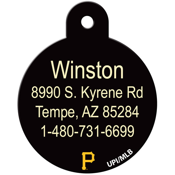 Pittsburgh Pirates Pet ID Tag for Dogs and Cats