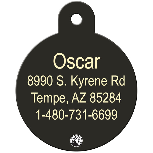 Minnesota Timberwolves Pet ID Tag for Dogs and Cats