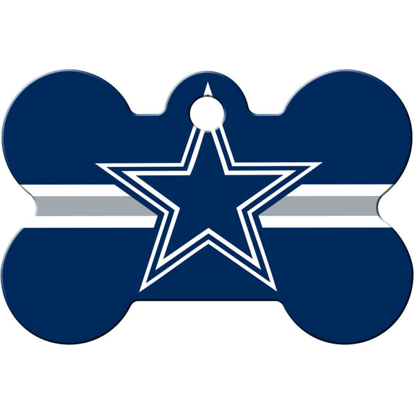 Dallas Cowboys Dog Tag, Medium Bone
