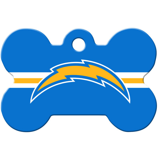 San Diego Chargers Dog Tag, Medium Bone