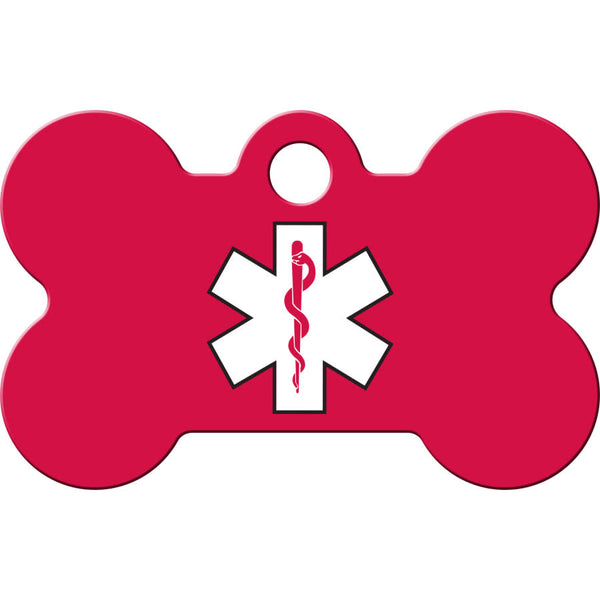 Medical ID Dog Tag, Small Bone
