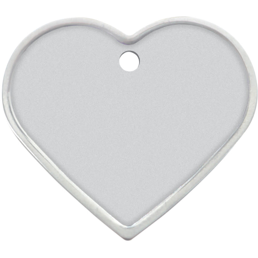 Live Love Bark Dog Tag, Large Heart QuickTag