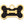 Load image into Gallery viewer, Small Bone Shape Pet ID Tag with Gold Detail
