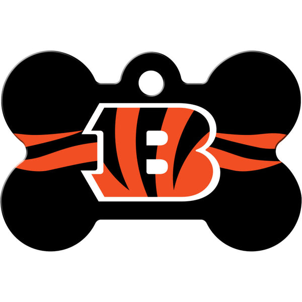 Cincinnati Bengals Dog Tag, Medium Bone