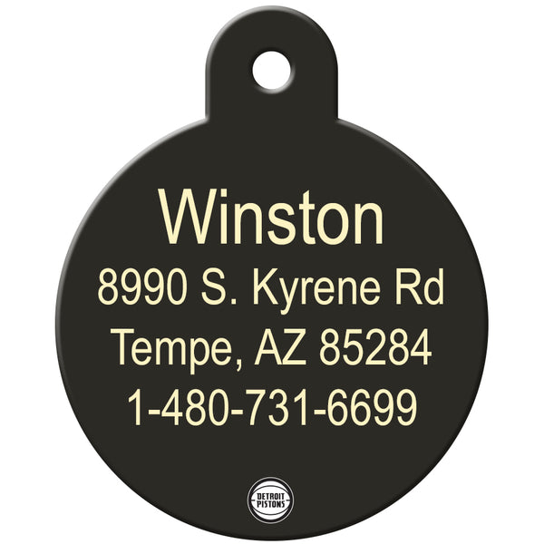 Detroit Pistons Pet ID Tag for Dogs and Cats