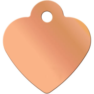 Rose Gold Heart Back