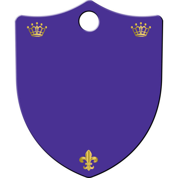 Fleur De Lis Shield Back