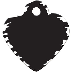 Zebra Heart Back