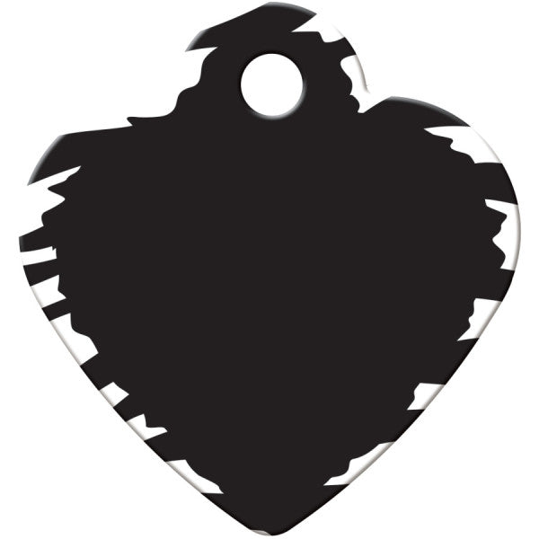 Zebra Heart Back