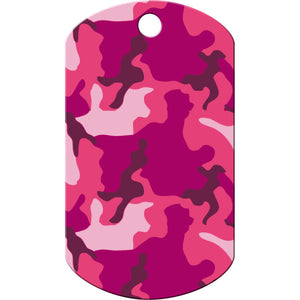 Camo Dog Tags, Military Shape