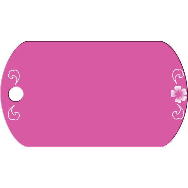 Pink Hawaii Military Back