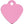 Pink Small Heart Back