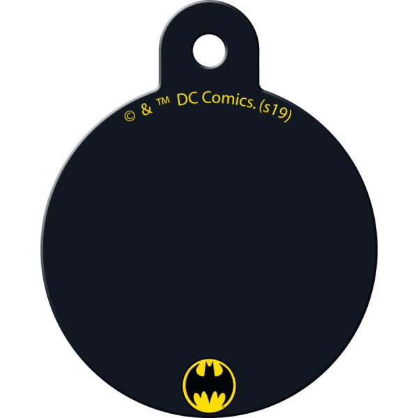 Batman Logo Large Circle Pet ID Tag
