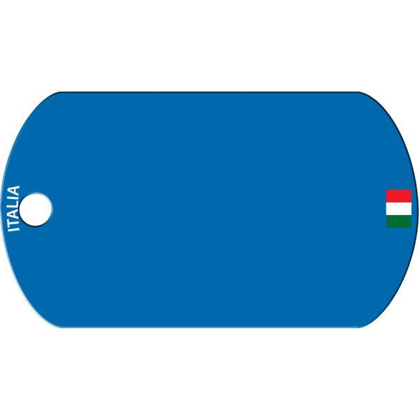 Italian Flag Dog Tag, Military Shape – Quick-Tag