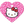 Hello Kitty Pet Tag Pink Large Heart Tag