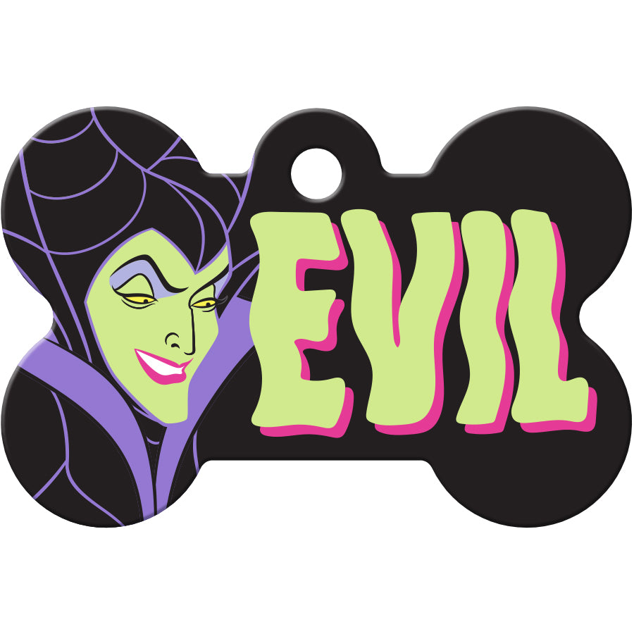 Disney Villains Maleficent Large Bone Pet ID Tag