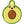 Avocado Pet ID Tag, Large Circle