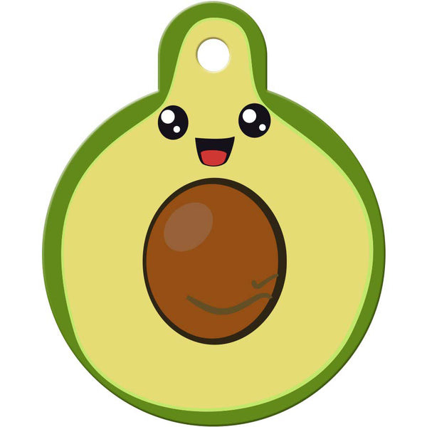Avocado Pet ID Tag, Large Circle