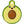 Load image into Gallery viewer, Avocado Pet ID Tag, Large Circle
