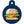 Cheeseburger Pet ID Tag, Large Circle