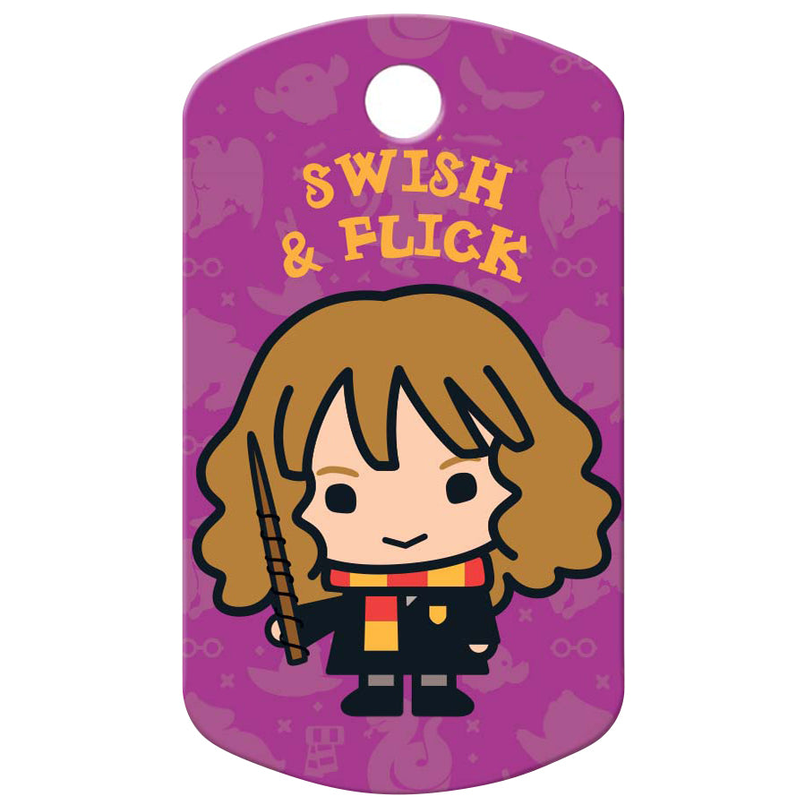 Large Military Harry Potter, Swish & Flick Hermione Granger, ID Tag