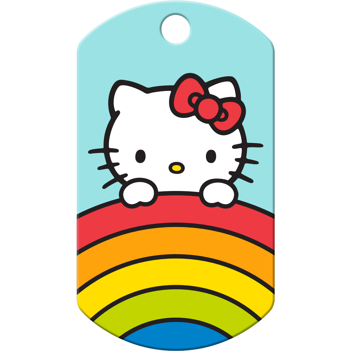 Hello Kitty Pet Tag Rainbow Military Tag – Quick-Tag